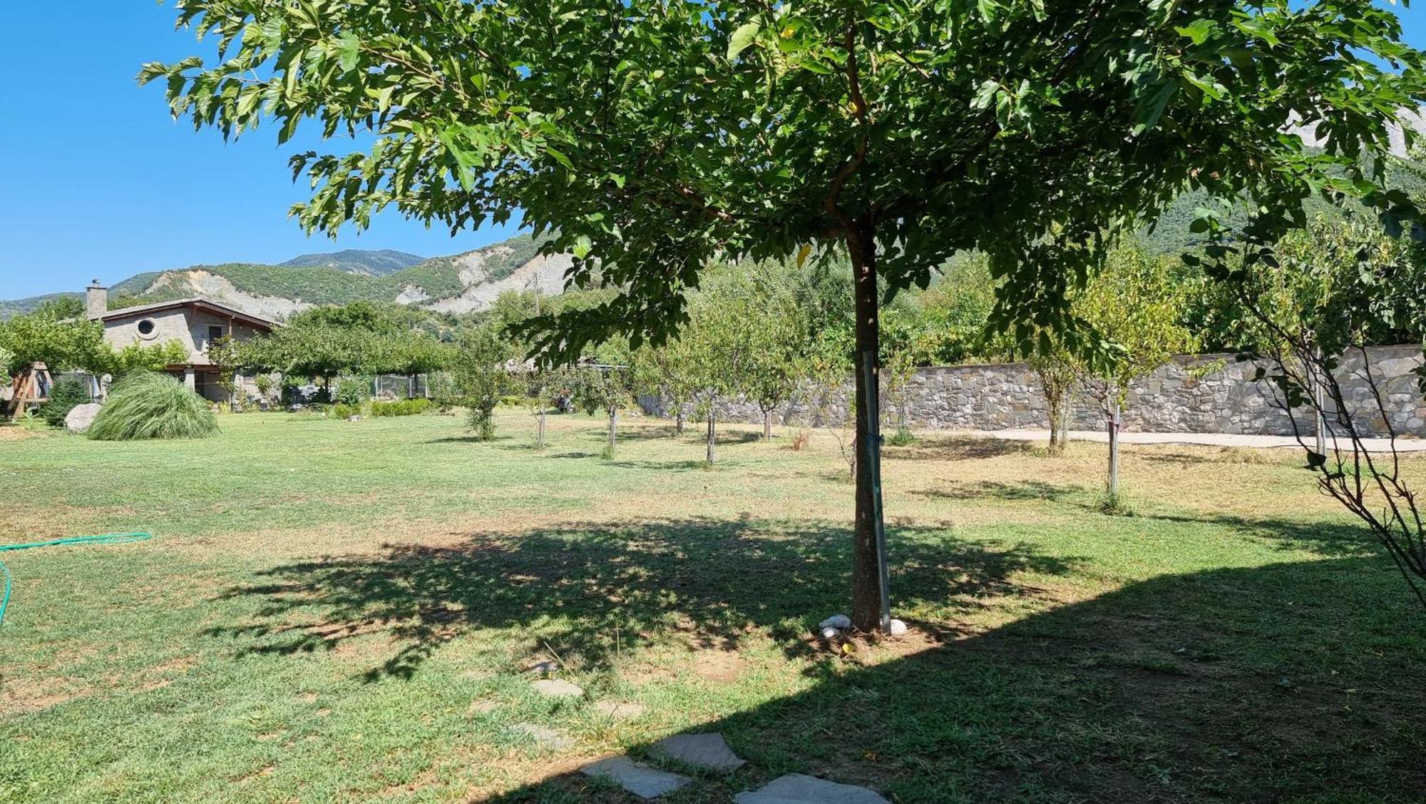 House With Big Garden And Barbeque In Nature Vourgareli Bagian luar foto